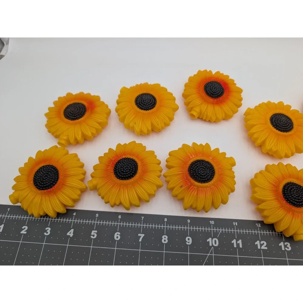 Sunflower Plastic String Light Cover Replacement Set of 10